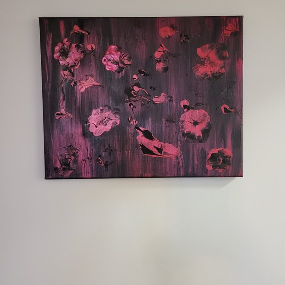 Air Blower Acrylic Pouring Painting - Picture 5 of 11